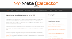 Desktop Screenshot of mrmetaldetector.com